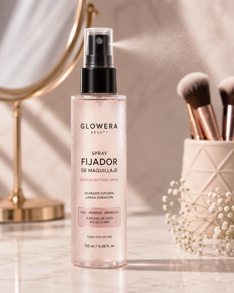 Spray fijador de maquillaje